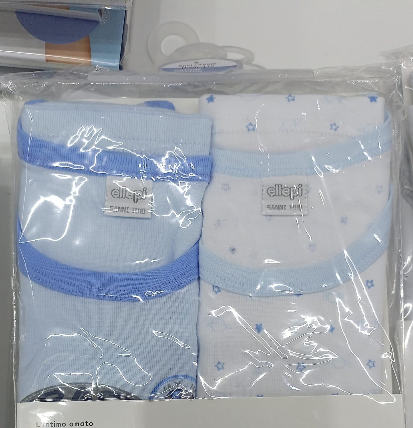 ELLEPI CANOTTIERA SPALLA LARGA IN COTONE