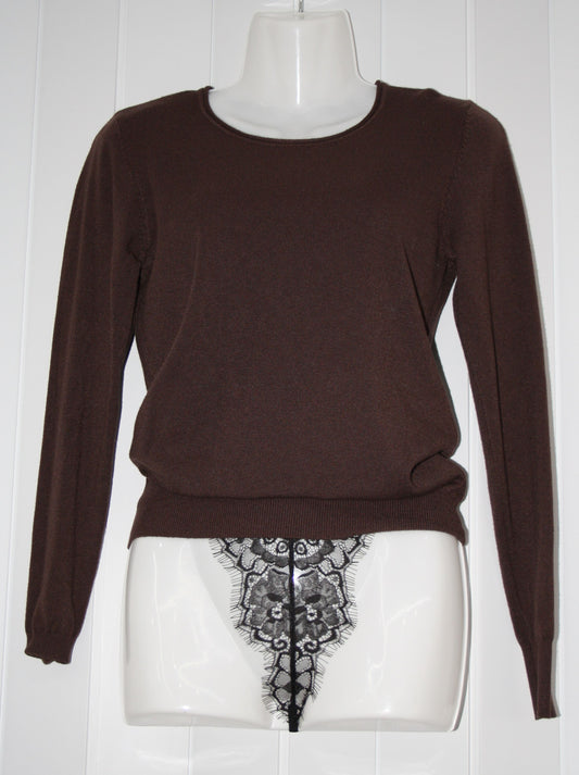 LA BOUTIQUE MAGLIA GIROCOLLO TINTA UNITA